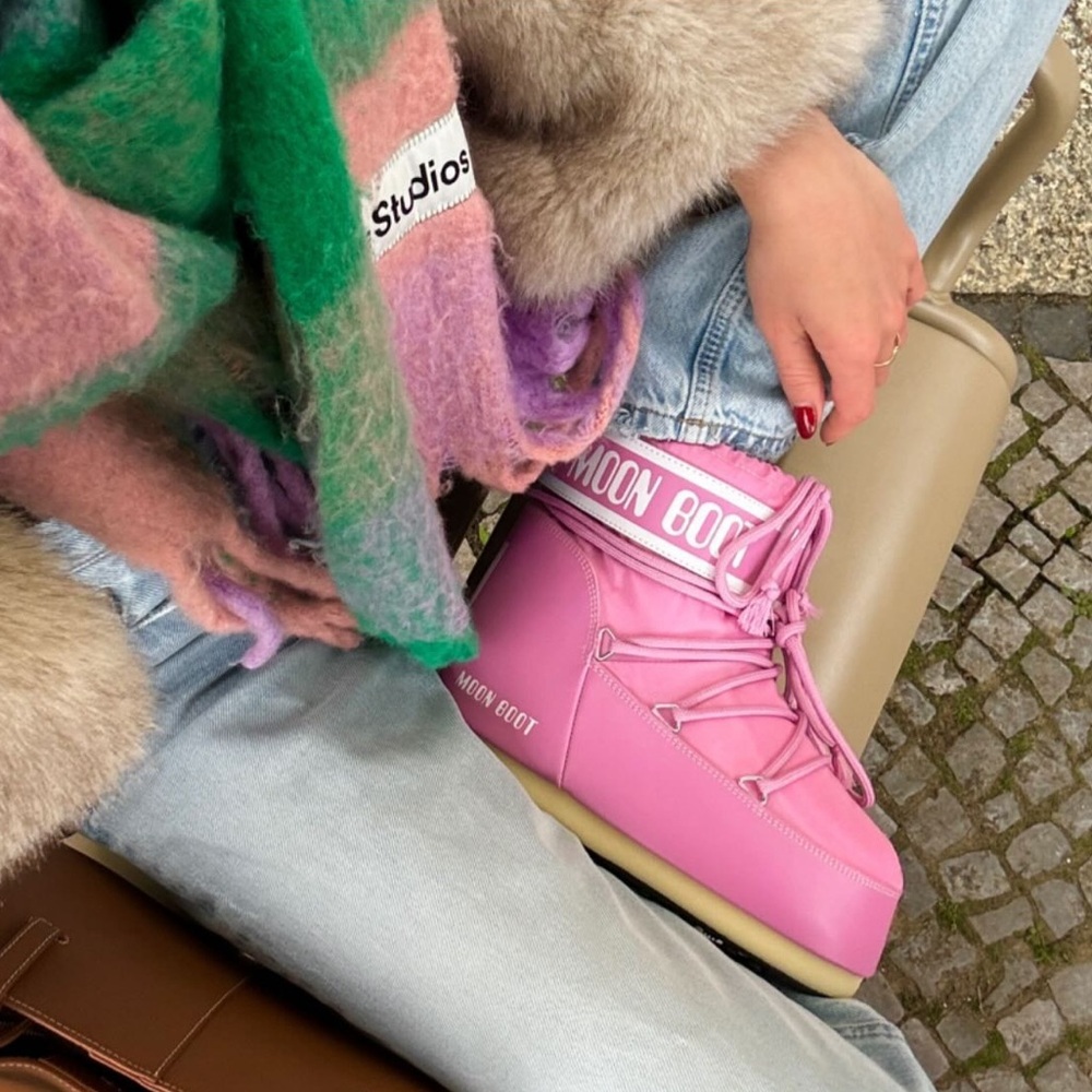 Moon Boot Pink Women's Shoes